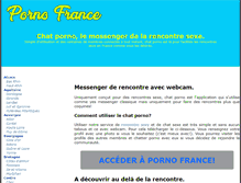 Tablet Screenshot of porno-france.org